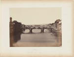 Firenze, Ponti Santa Trinita e Carraja [Florence, Santa Trinita (Three Saints) and Carraia Bridges]