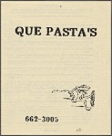 Que Pasta's