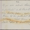 Tilden, Samuel J. - unidentified drafts
