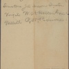 Tilden, Samuel J. - unidentified drafts