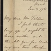 Tylden, Elanore, undated