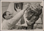 Professor Arno Breker, one of the most famous sculptors in Greater Germany, celebrated his 40th birthday.  He is working on a series of great works, of which one is a bust of Wagner.