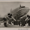 One of the results of the firm economic ties between Germany and Russia was the opening of an air mail line between Berlin and Moscow.  This was the first Soviet airplane (with 21 passenger seats) to land on German soil.]