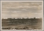 A fiery blockade of England!  Like a curtain of iron the fire from German coastal guns falls across the entrance to a Channel harbor.  No English ship can get through this