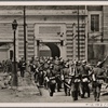 Bunker after bunker, defense line after defense line, fortress after fortress falls into the hands of the Germans.  Here German troops march into the conquered fortress of Maubeuge.