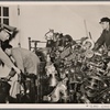 The German people gave the Führer a great birthday present.  In the collection stations they piled up donations of metal, the total surpassing all expectations.  An entire nation helped defend its freedom