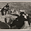 They (the "fast boats"/Schnellboote) escort larger warships and drive away submarines with depth charges and machine guns.