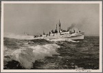 [The German Fast boat has become a powerful and, above all, fast weapon.  In a short time it has established a good name for itself, especially in protecting against submarines.]