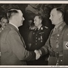 On April 20th the Fuhrer celebrated his war-birthday, which the people took part in with merry hearts in spite of the situation.  The Führer paid his respects to the Commander-in-Chief of the armed forces and the Reichsleiters, among whom was Chief of Staff Lutze, who brought the good wishes of the S.A.