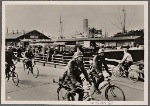 From the harbors the German troops moved into the interior of Norway, where the speed of their advance was such that they met little resistance. Here a bicycle squadron has disembarked in Oslo.