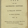 St. Leon, Volume II; with William Godwin's holograph annotations