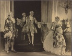 Alan Mowbray, Anita Louise and cast in the California touring stage production The Marquise