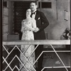 Temporary replacement cast members Edith Taliaferro and Donald Brian in a scene from the original 1931 New York production of Noël Coward's Private Lives