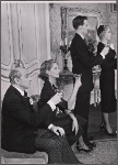 A scene from the original 1957 New York production of Noël Coward's "Nude With Violin"