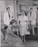 A scene from the original 1957 New York production of Noël Coward's "Nude With Violin"