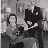 Luba MaLina and Morris Carnovsky in a scene from the original 1957 New York production of Noël Coward's "Nude With Violin"