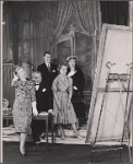 A scene from the original 1957 New York production of Noël Coward's "Nude With Violin"