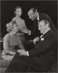 Iola Lynn, Sally Cooper, Morris Carnovsky, and Noël Coward in rehearsal for the original 1957 New York production of Noël Coward's "Nude With Violin"