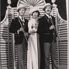 Roderick Cook, Barbara Cason, and Jamie Ross in a scene from the original 1972 off-Broadway production of "Oh, Coward!"