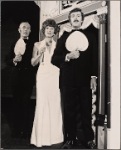 Barbara Cason, Roderick Cook, and Jamie Ross in a scene from the original 1972 off-Broadway production of "Oh, Coward!"