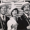 Barbara Cason, Roderick Cook, and Jamie Ross in a scene from the original 1972 off-Broadway production of "Oh, Coward!"