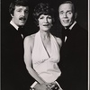Barbara Cason, Roderick Cook, and Jamie Ross in a scene from the original 1972 off-Broadway production of "Oh, Coward!"