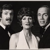 Barbara Cason, Roderick Cook, and Jamie Ross in a scene from the original 1972 off-Broadway production of "Oh, Coward!"