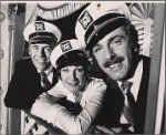 Barbara Cason, Roderick Cook, and Jamie Ross in a scene from the original 1972 off-Broadway production of "Oh, Coward!"