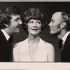 Barbara Cason, Roderick Cook, and Jamie Ross in a scene from the original 1972 off-Broadway production of "Oh, Coward!"