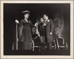 Tammy Grimes and George Baker in a scene from the original 1959 Broadway production of Noël Coward's "Look After Lulu"