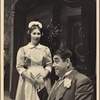 Reva Rose and Kurt Kasnar in a scene from the original 1959 Broadway production of Noël Coward's "Look After Lulu"