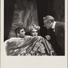 Roddy McDowall, Tammy Grimes, and Jack Gilford in a scene from the original 1959 Broadway production of Noël Coward's "Look After Lulu"