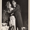 Tammy Grimes and Kurt Kaszner in a scene from the original 1959 Broadway production of Noël Coward's "Look After Lulu"