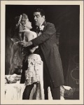 Tammy Grimes and Kurt Kaszner in a scene from the original 1959 Broadway production of Noël Coward's "Look After Lulu"