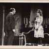 Eric Christmas and Tammy Grimes in a scene from the original 1959 Broadway production of Noël Coward's "Look After Lulu"