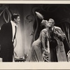 Roddy McDowall, Tammy Grimes, and Jack Gilford in a scene from the original 1959 Broadway production of Noël Coward's "Look After Lulu"
