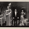 Tammy Grimes, Roddy McDowall, and Polly Rowles in a scene from the original 1959 Broadway production of Noël Coward's "Look After Lulu"