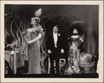 Tammy Grimes, Roddy McDowall, and Polly Rowles in a scene from the original 1959 Broadway production of Noël Coward's "Look After Lulu"