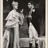Tammy Grimes and Kurt Kaszner in a scene from the original 1959 Broadway production of Noël Coward's "Look After Lulu"