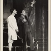 Roddy McDowall and Kurt Kasznar in a scene from the original 1959 Broadway production of Noël Coward's "Look After Lulu"