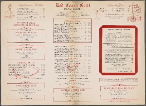 Red Coach Grill: Menus: Whats on the menu?