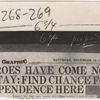 Negroes Have Come North to Stay: Find Chance for Independence Here." Evening Graphic headline of December 18, 1926.
