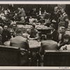 The Führer received the Party's Leadship Corps in the rooms of the Führer Building on the Royal Square in Munich . The Führer in conversation with his guests