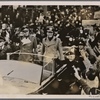 The foreign ministers of Germany and Italy, von Ribbentrop and Count Ciano, who prepared the military pact between Germany and Italy, were received with enthusiasm by the inhabitants of Como.