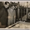 During the universal world upheavals (of today) the Fuhrer works tirelessly for the cultural advancement of Greater Germany: The Fuhrer at the Obersalzberg with Professor Speer in discussion over plans for the new opera house in Linz on the Danube.