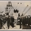 A great fleet review was held in Naples for Prince Regent Paul of Yugoslavia.  The King of Italy and Emperor of Ethiopia and Prince Regent Paul reviewed the crew of a warship