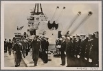 A great fleet review was held in Naples for Prince Regent Paul of Yugoslavia.  The King of Italy and Emperor of Ethiopia and Prince Regent Paul reviewed the crew of a warship