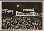 Pro-German demonstration in front of Danzig State Theater