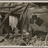 ...the British attacks were directed at the homes of civilians. Our pictures show the devastation caused by British bombing in a Berlin suburb and in a housing scheme near Heidelberg.