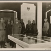 [The Fuhrer's representative, Reich Minister Rudolf Hess, opened the Reich's Exhibition "German Greatness" in the German Museum in Munich.  Reichsleiter Rosenberg guided him through this show, which was an impressive representation of epochs of German history.]
